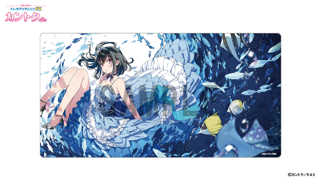 Broccoli《集換式卡牌物品抽獎EX》Kantoku監督第2彈抽選 B賞：胡桃&雫 20周年紀念 橡膠製纖薄對戰桌墊