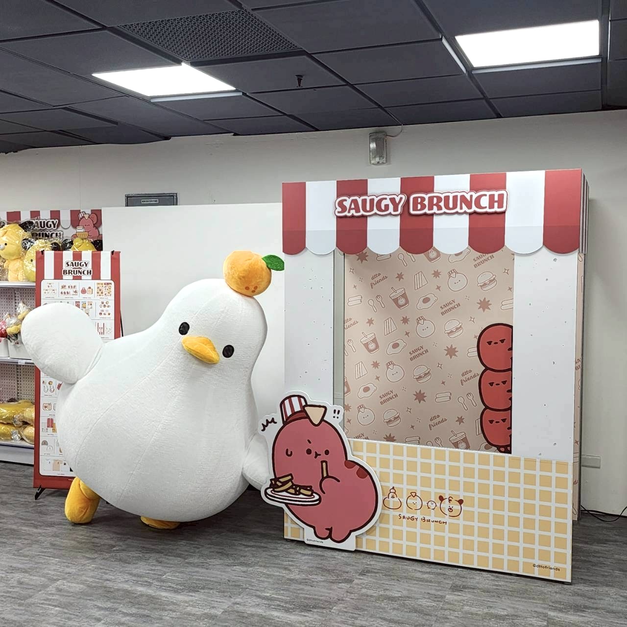 《dtto friends》西門地下市快閃店「互動滿點」打卡牆