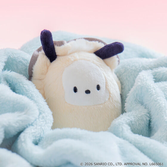 三麗鷗角色 牡蠣變身絨毛鏡 Pochacco 帕恰狗款