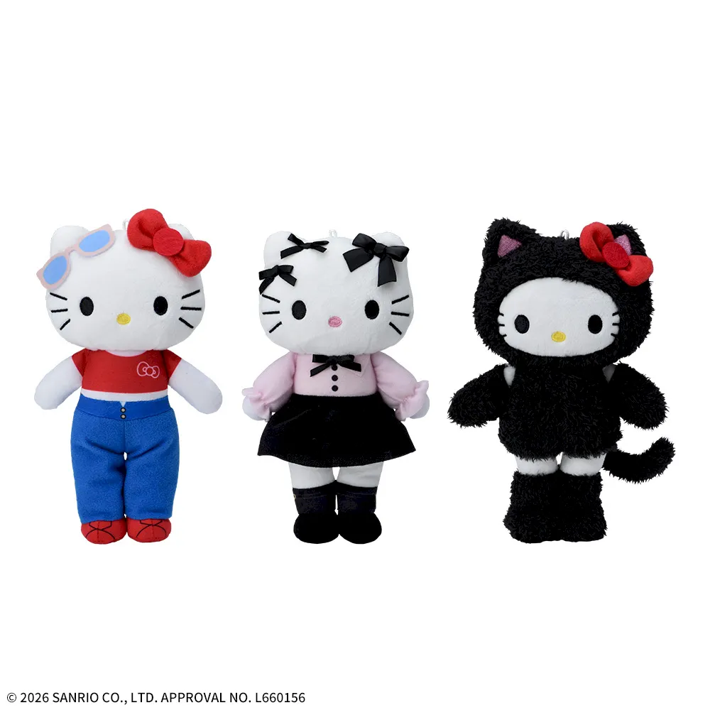 《Sanrio 三麗鷗》Hello Kitty長腿版絨毛玩偶