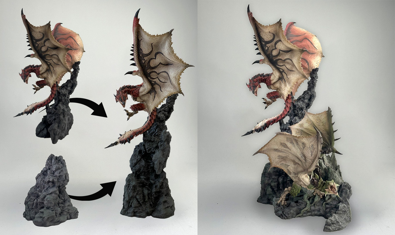 《Monster Hunter魔物獵人》CFB Creator's Model 雄火龍 Ver.2.0 模型 詳細資訊