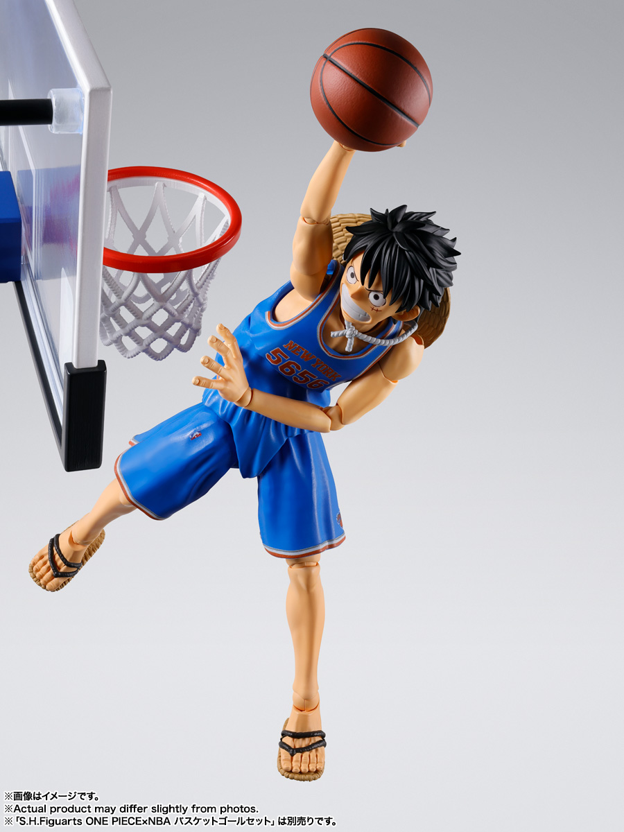 S.H.Figuarts推出《ONE PIECE海賊王》× NBA 尼克隊、魯夫聯名公仔 !