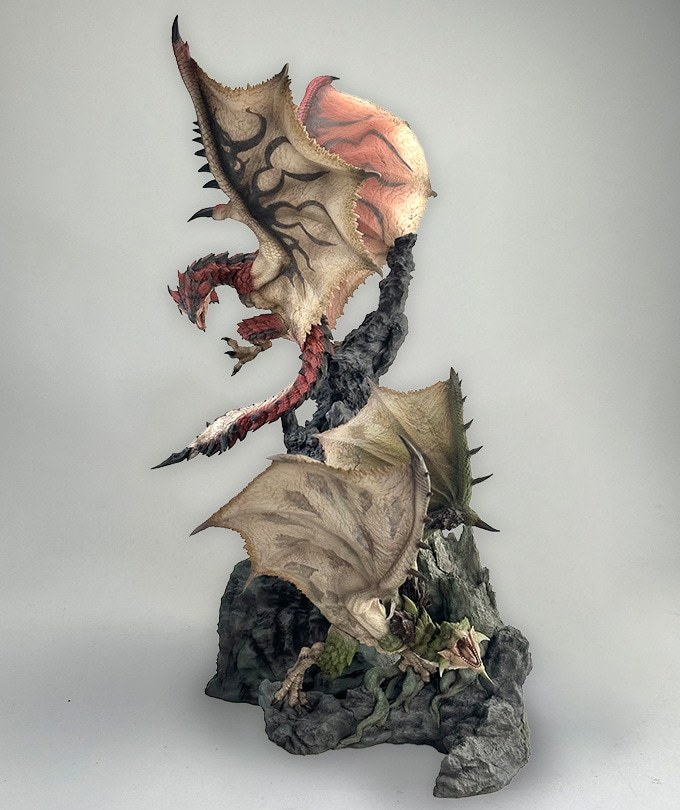 魔物獵人 雄火龍與雌火龍 Ver.2.0 模型搭配展示更震撼