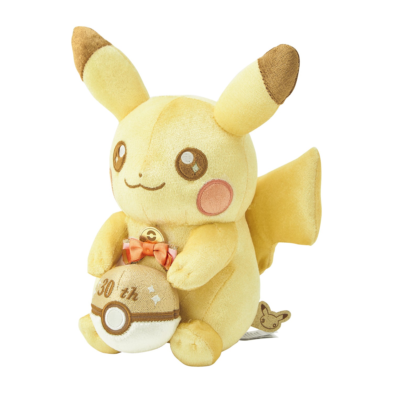 《Pokémon 寶可夢》30周年紀念「閃亮皮卡丘」絨毛玩偶