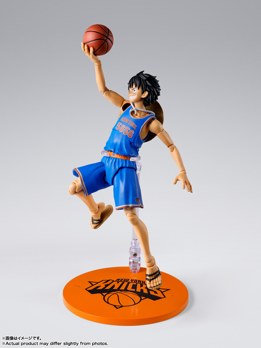 S.H.Figuarts推出《海賊王》× NBA 尼克隊魯夫聯名公仔 !