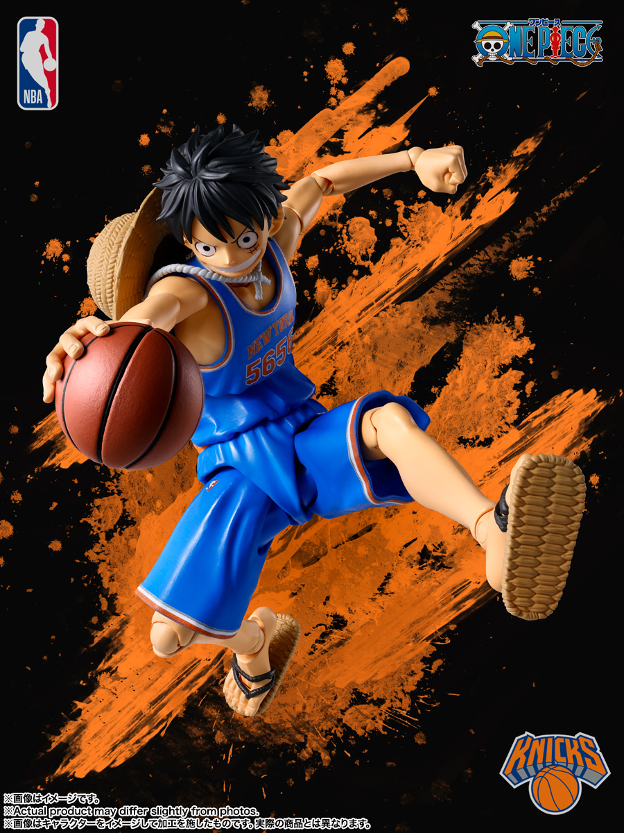 S.H.Figuarts《海賊王》× NBA 紐約尼克隊 魯夫公仔