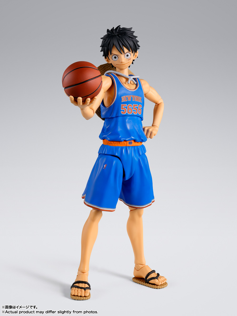 S.H.Figuarts推出《海賊王》× NBA 聯名公仔 ! 魯夫搭上尼克隊2026年10月開賣
