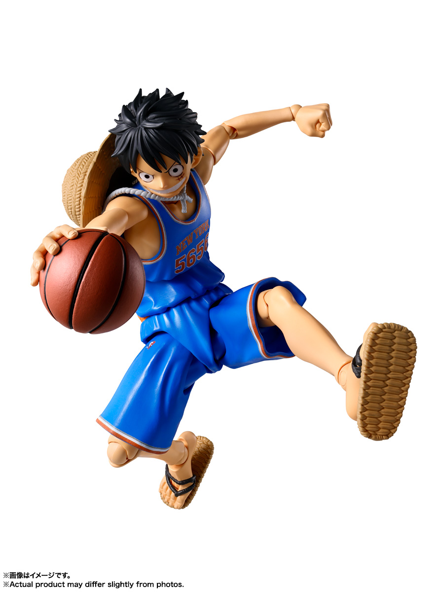 S.H.Figuarts ONE PIECE 海賊王 × NBA 蒙奇・D・魯夫 -New York Knicks ver.- 尼克隊聯名公仔