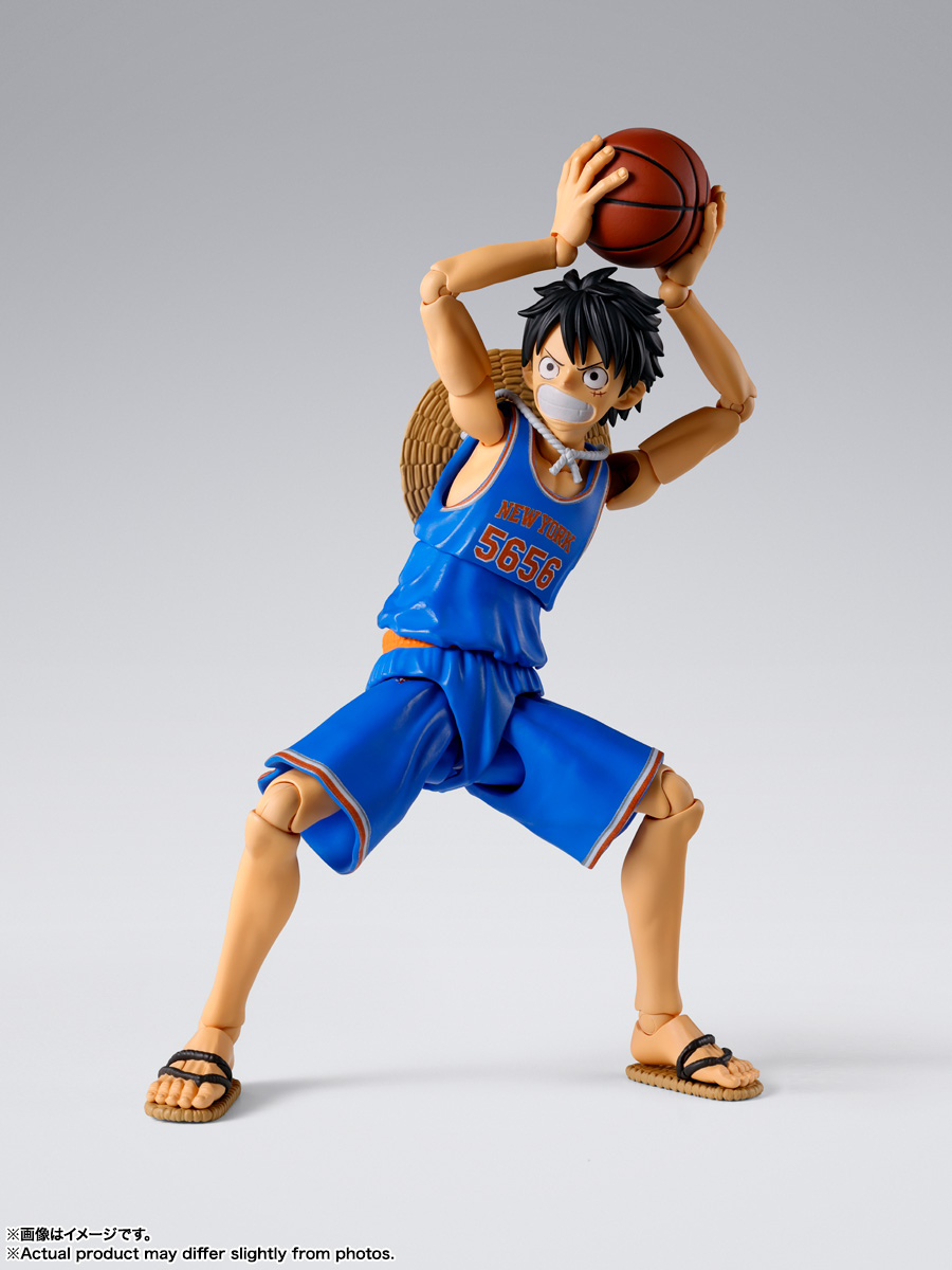 S.H.Figuarts推出《海賊王》× NBA 尼克隊&魯夫聯名公仔 !