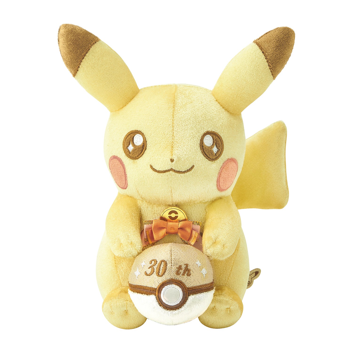 《Pokémon 寶可夢》30周年紀念「閃亮!皮卡丘」絨毛玩偶