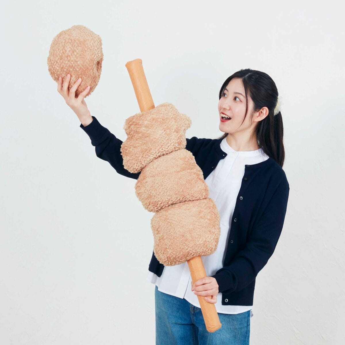 Happy快樂賞《7-ELEVEN》特賞:超巨大炸雞棒絨毛玩偶 炸雞塊可拆卸