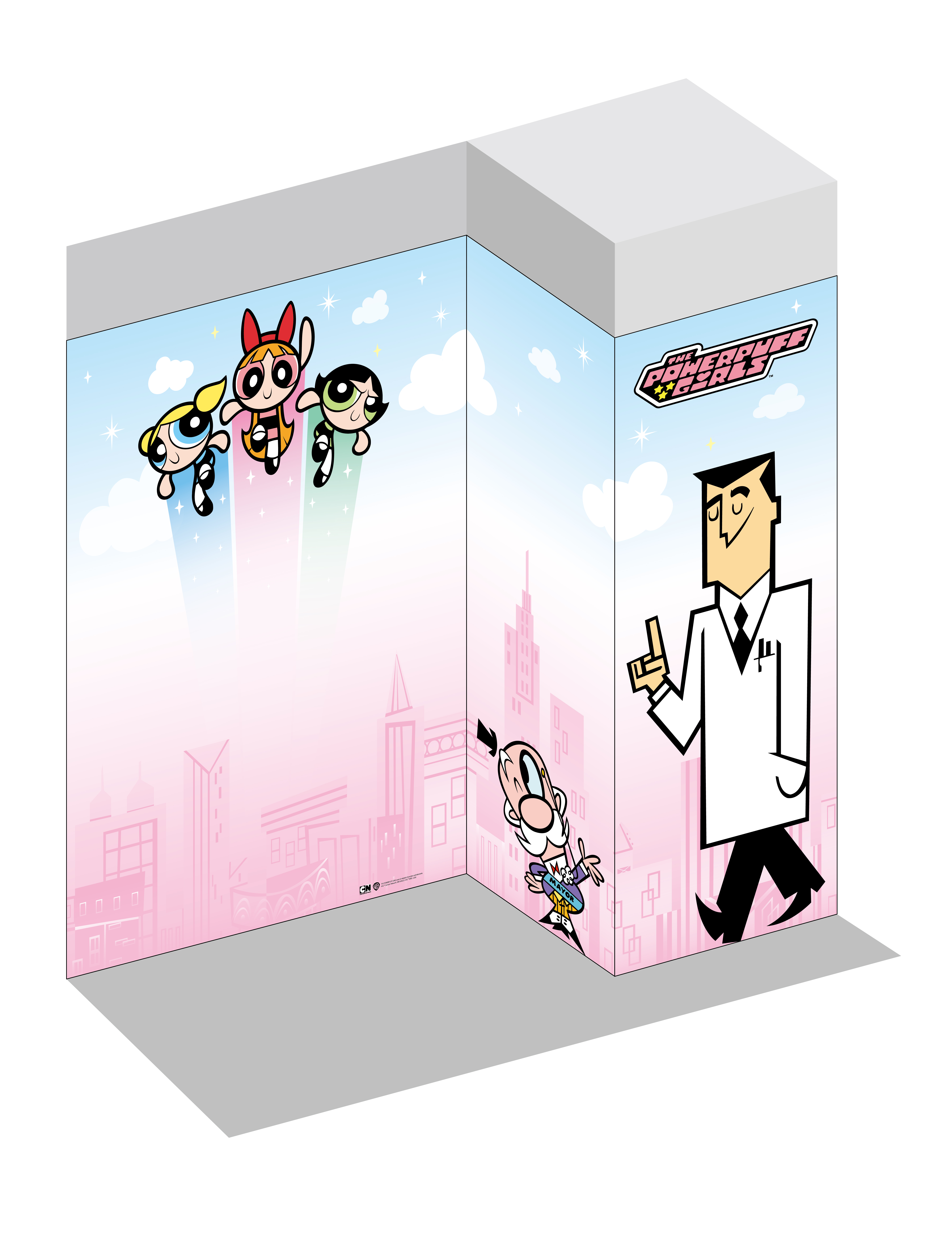 《飛天小女警》高雄快閃店 尤教授與飛天小女警 打卡區
