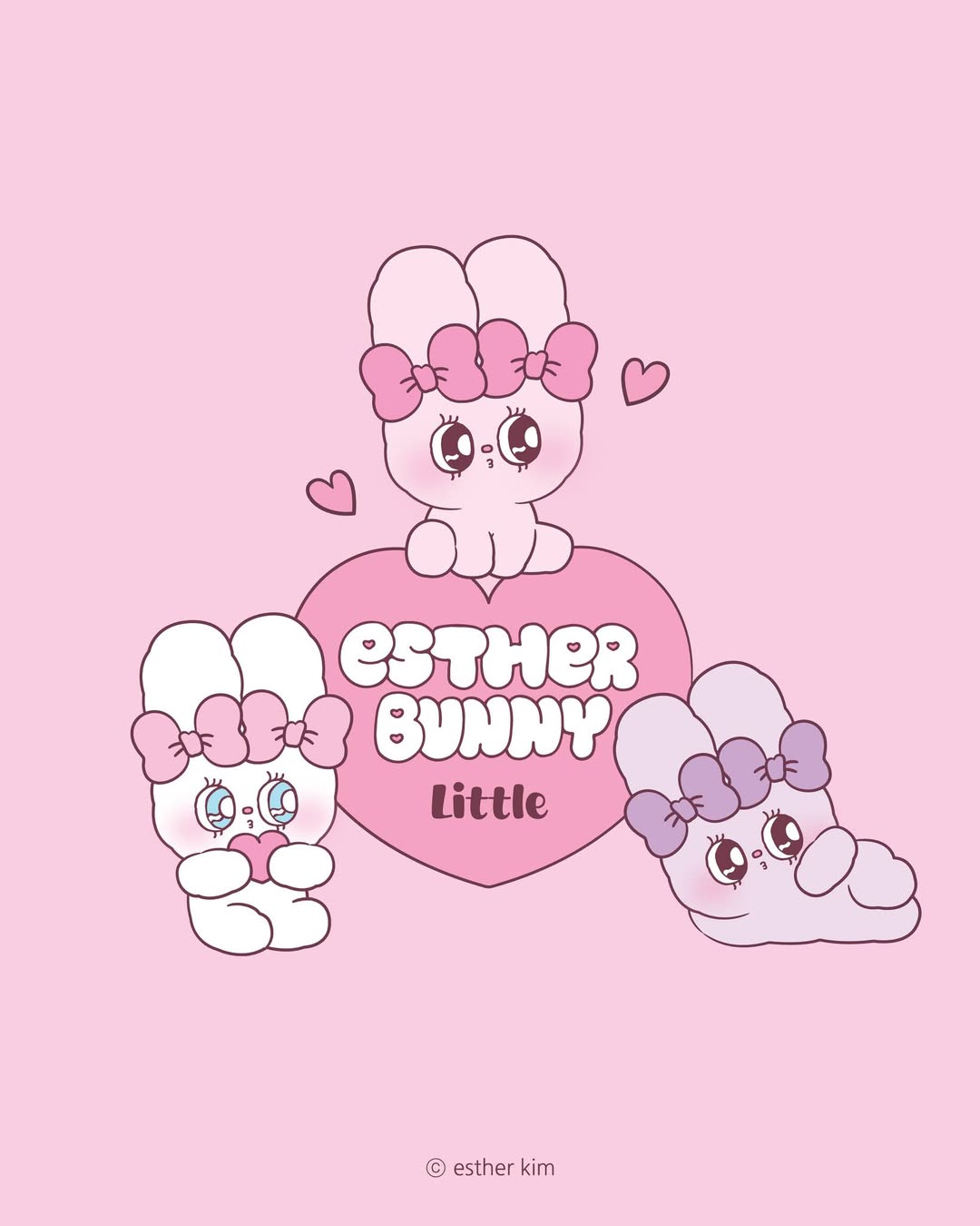 Esther Bunny Little艾絲樂小兔的「幼年時期」主題系列