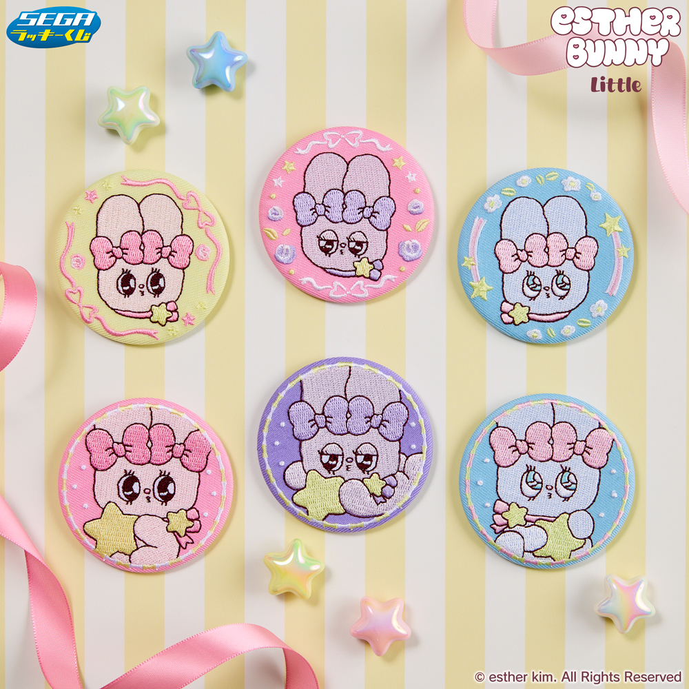 SEGA賞《Esther Bunny Little 艾絲樂小兔》E賞：刺繡徽章