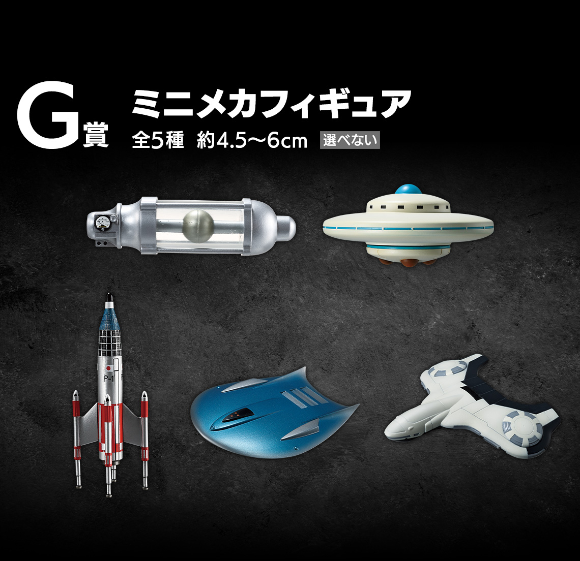 一番賞《哥吉拉MACHINE CHRONICLE》G賞:迷你機械模型系列