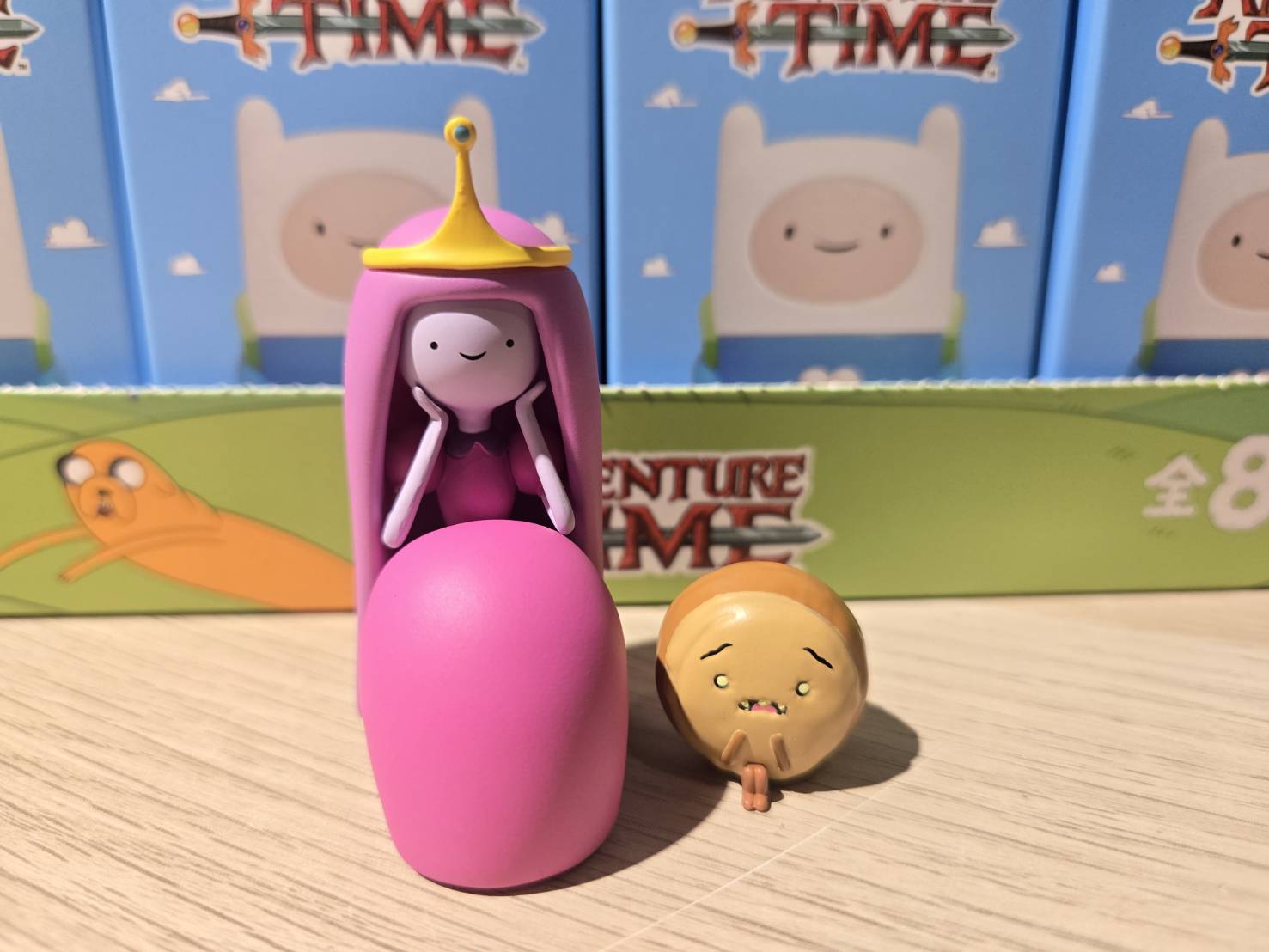 Jinart《Adventure Time 探險活寶》坐坐系列盲盒公仔 泡泡糖公主、肉桂麵包