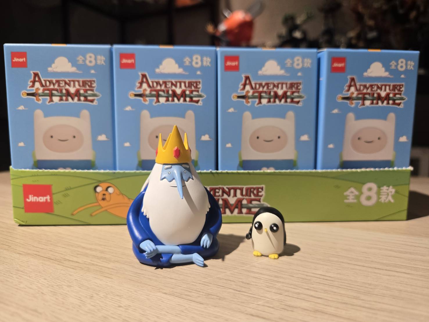 Jinart《Adventure Time 探險活寶》坐坐系列盲盒公仔 冰霸王賽門 & 阿鵝