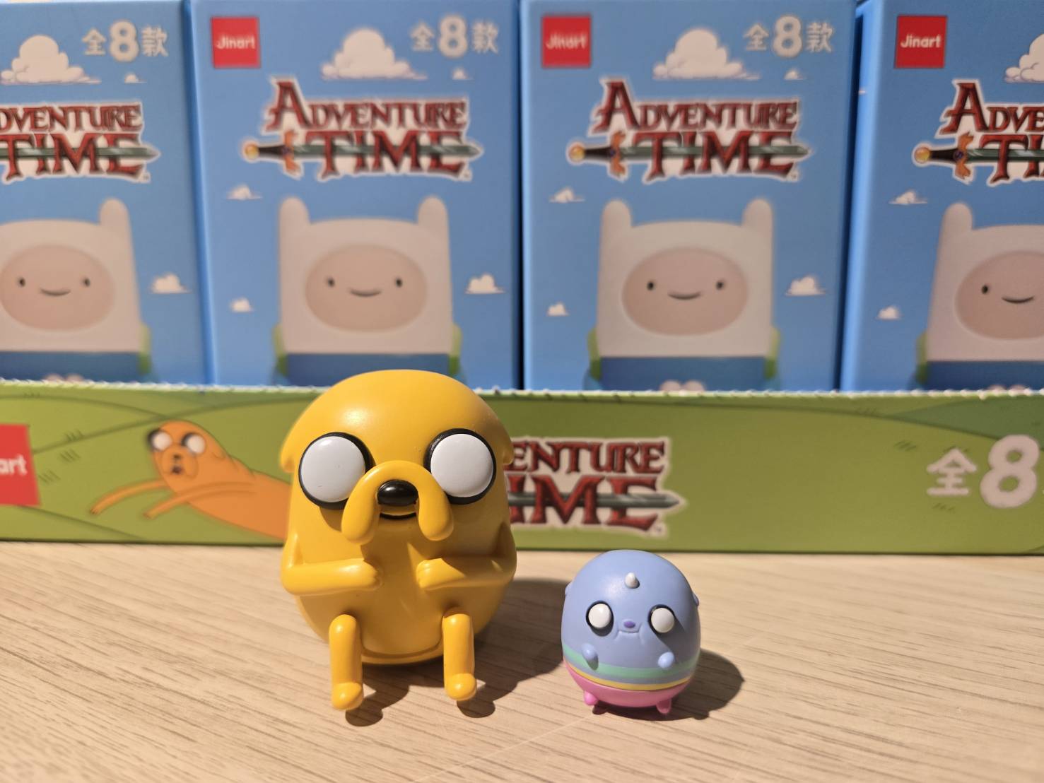 Jinart《Adventure Time 探險活寶》坐坐系列盲盒公仔 老皮 & TV