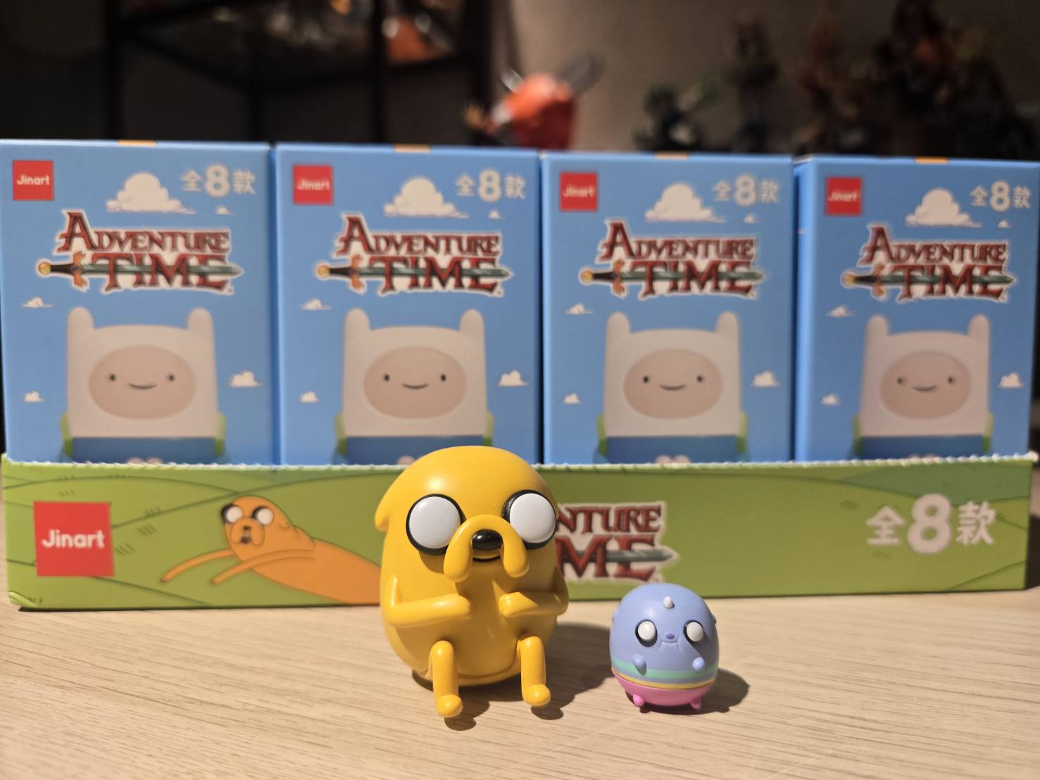 Jinart《Adventure Time 探險活寶》坐坐系列盲盒公仔 老皮 & TV款