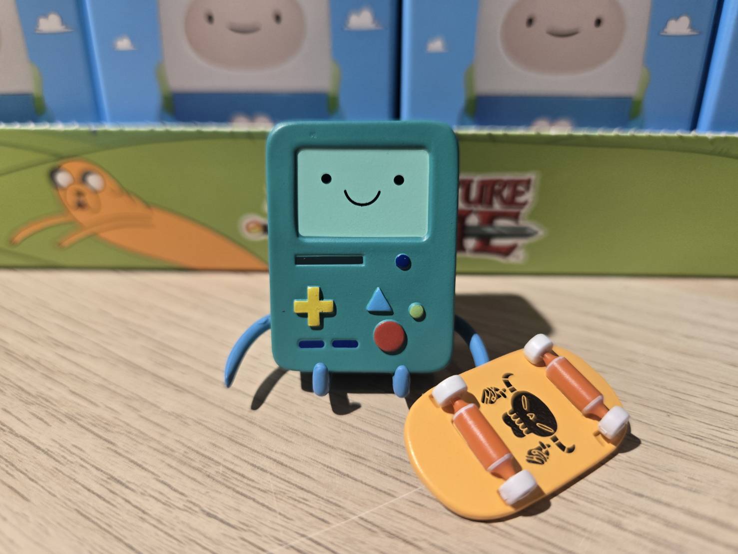 Jinart《Adventure Time 探險活寶》坐坐系列盲盒公仔 阿寶跟老皮的機器人 BMO嗶莫