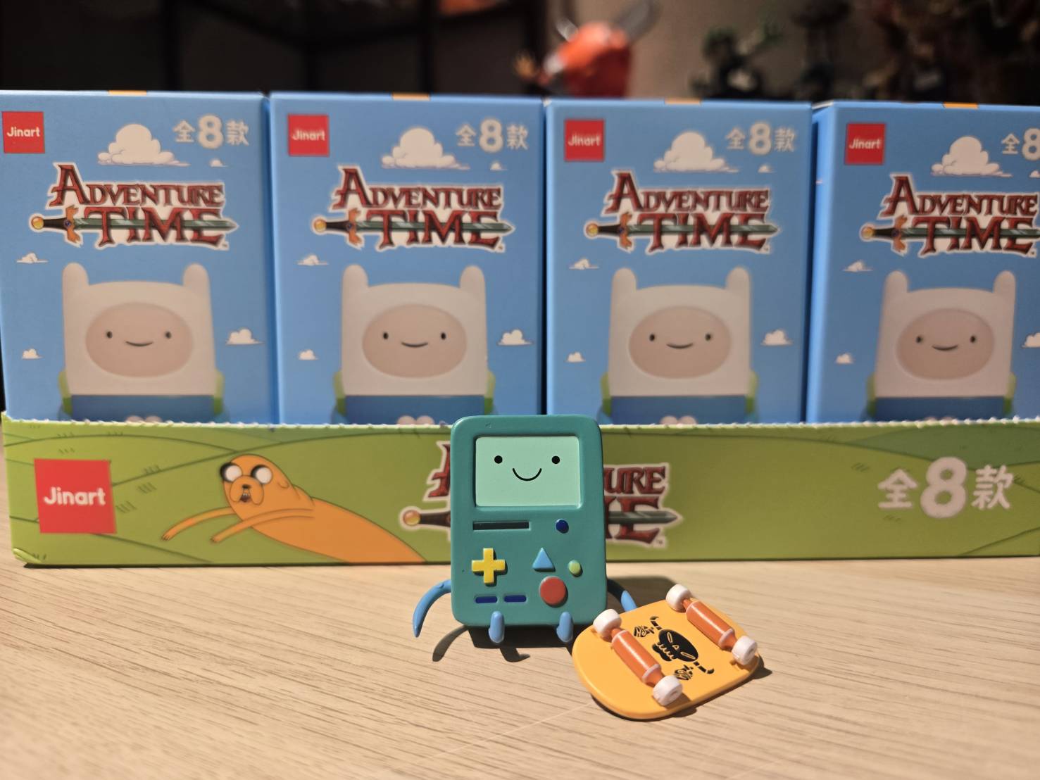 Jinart《Adventure Time 探險活寶》坐坐系列盲盒公仔 電子機台機器人 BMO嗶莫