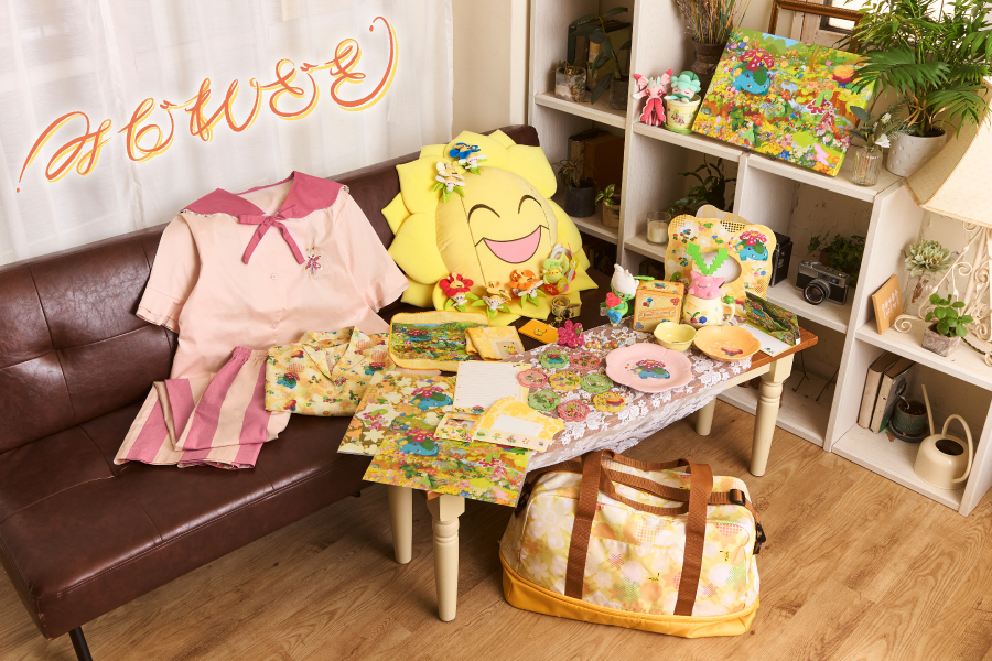 《Pokémon寶可夢 花田系列新品》花朵餐具與生活雜貨、花田風格服飾穿搭