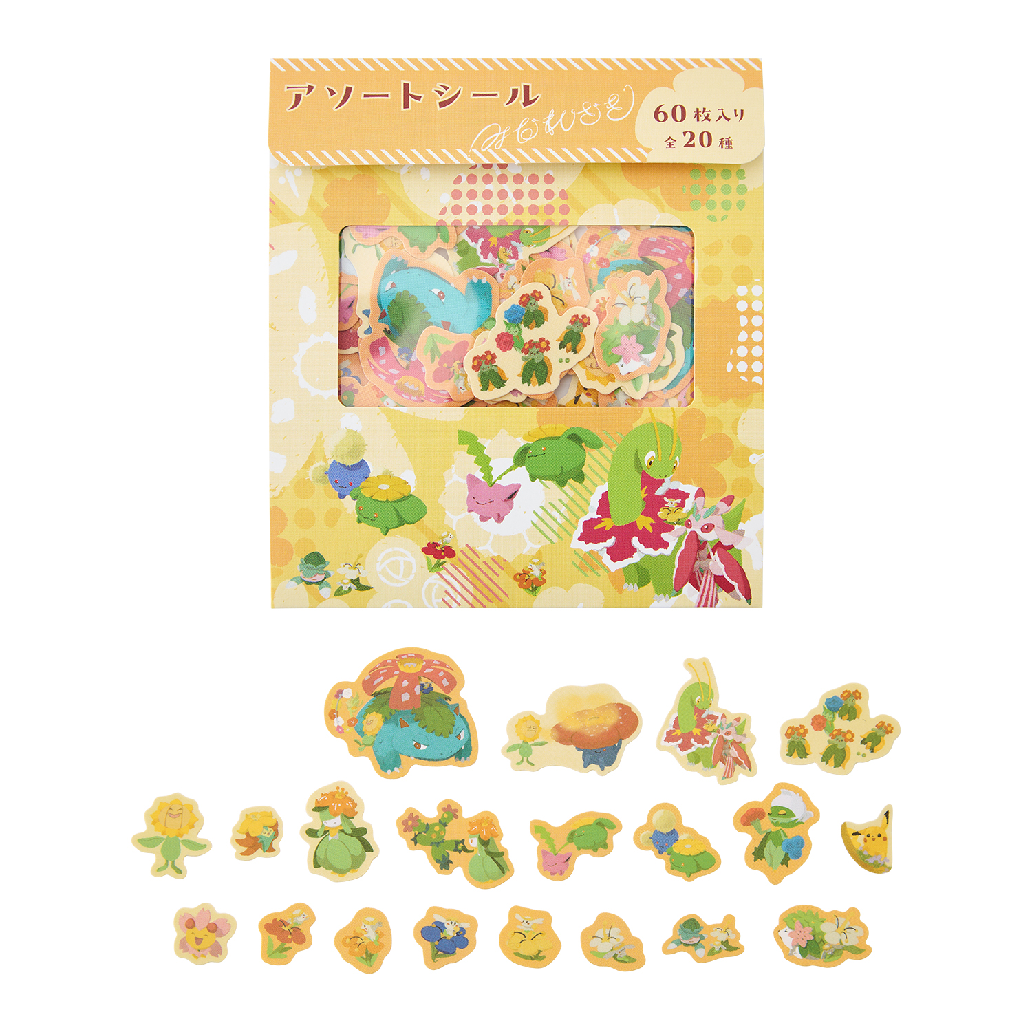 《Pokémon寶可夢 花田系列新品》綜合貼紙組