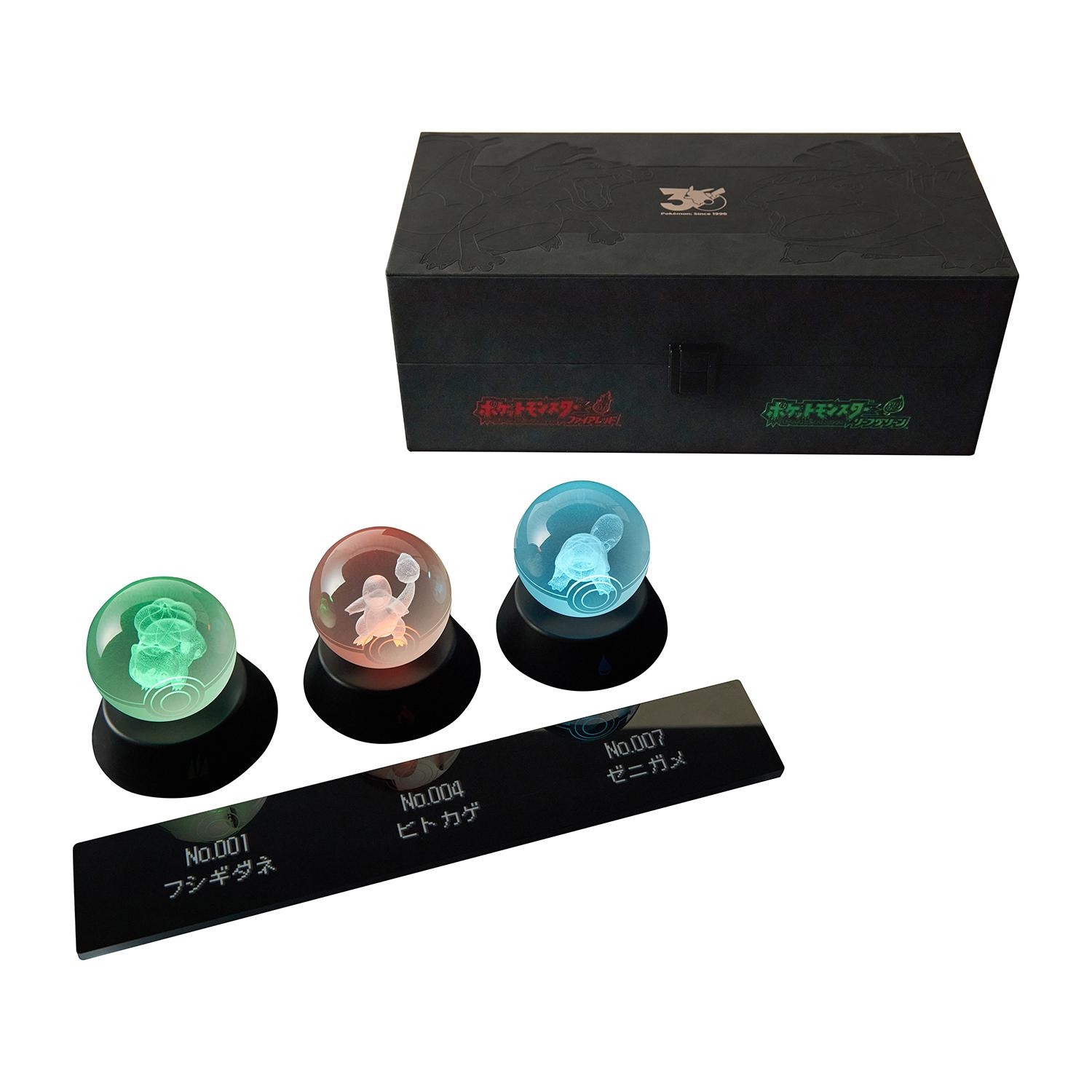《寶可夢 火紅 / 葉綠》Switch特別版專用展示盒+玻璃精靈球收藏組