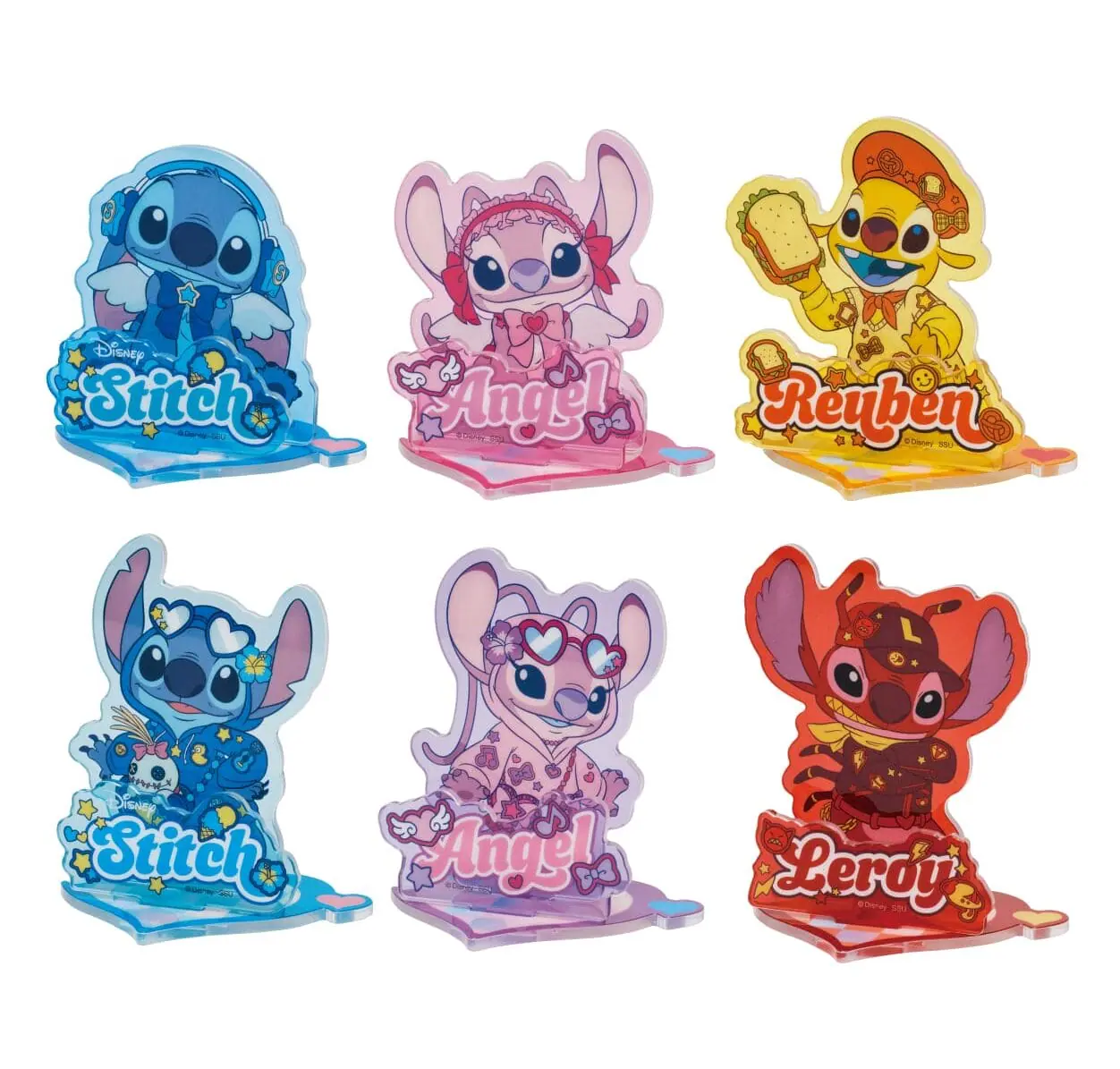 Happy快樂賞《Stitch史迪奇 Colorful Kawaii》G賞:角色壓克力立牌