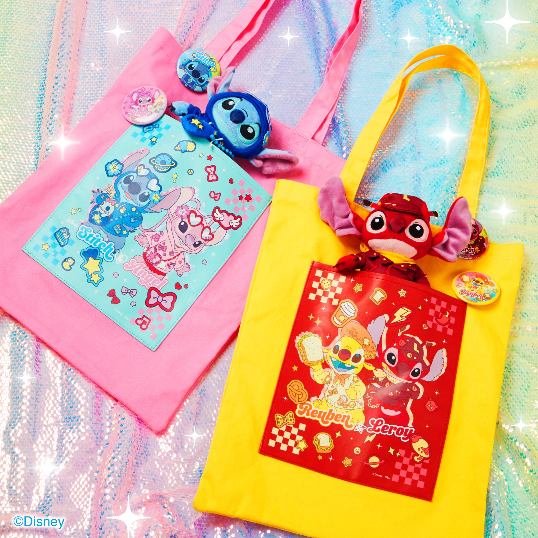 Happy快樂賞《Stitch史迪奇 Colorful Kawaii》C賞:托特包