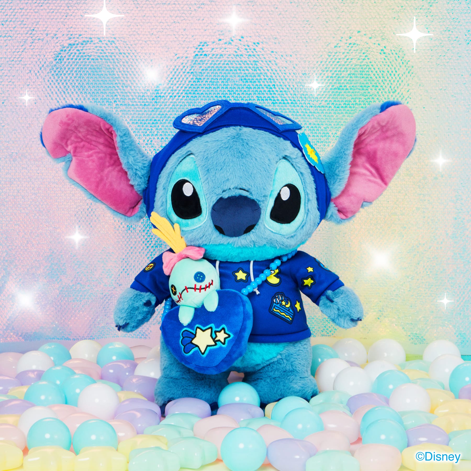 Happy快樂賞《Stitch史迪奇 Colorful Kawaii》A賞:史迪奇巨大絨毛玩偶