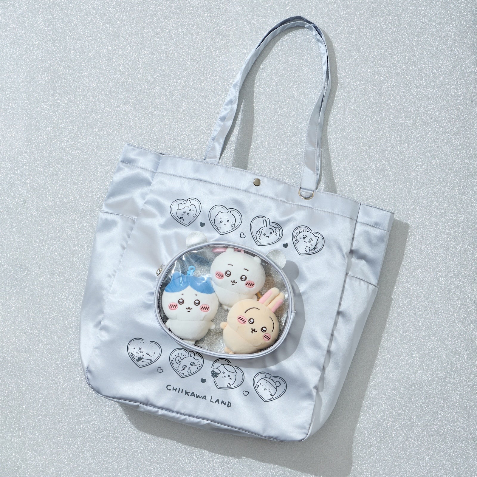 《Chiikawa Land 吉伊卡哇專賣店》池袋PARCO店新品｜Go！池袋 可曬絨毛玩偶的口袋娃包設計托特包
