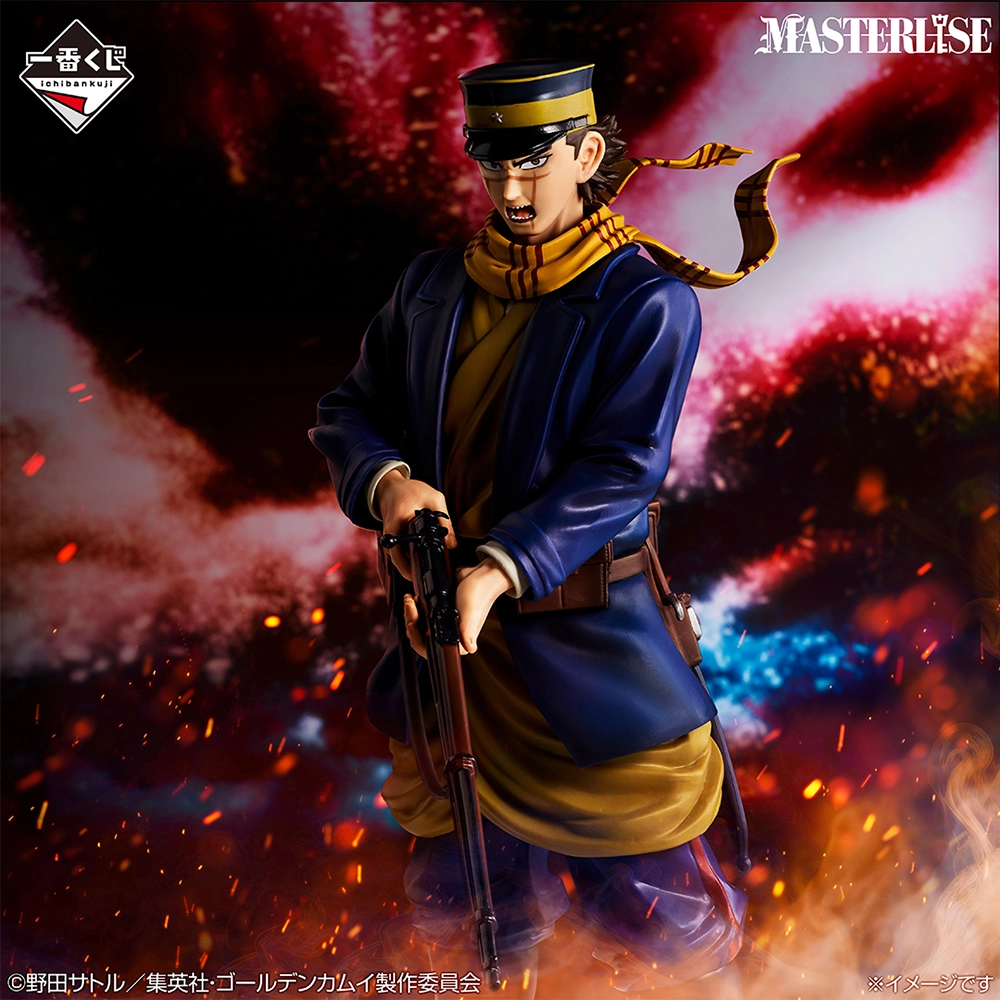一番賞《黃金神威～金塊爭奪戰～》最後賞：杉元佐一 MASTERLISE 特別版模型公仔