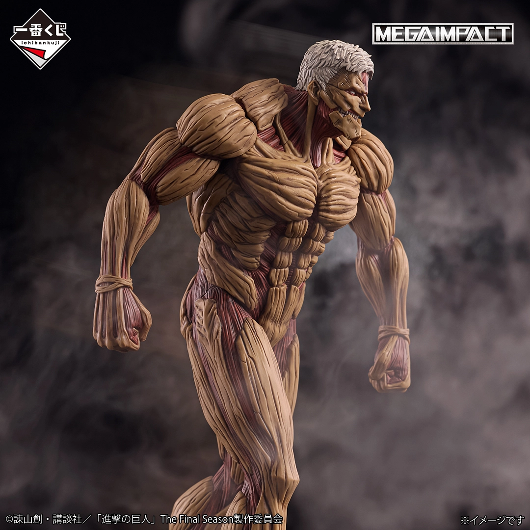 一番賞《進擊的巨人 ~各自的決意~》A賞:鎧之巨人 MEGAIMPACT 巨型模型