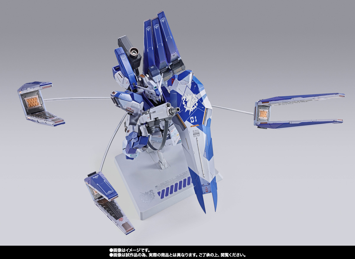 《機動戰士鋼彈 逆襲的夏亞 貝托蒂嘉的子嗣》「METAL BUILD Hi-ν鋼彈」豪華配件重現戰鬥裝備