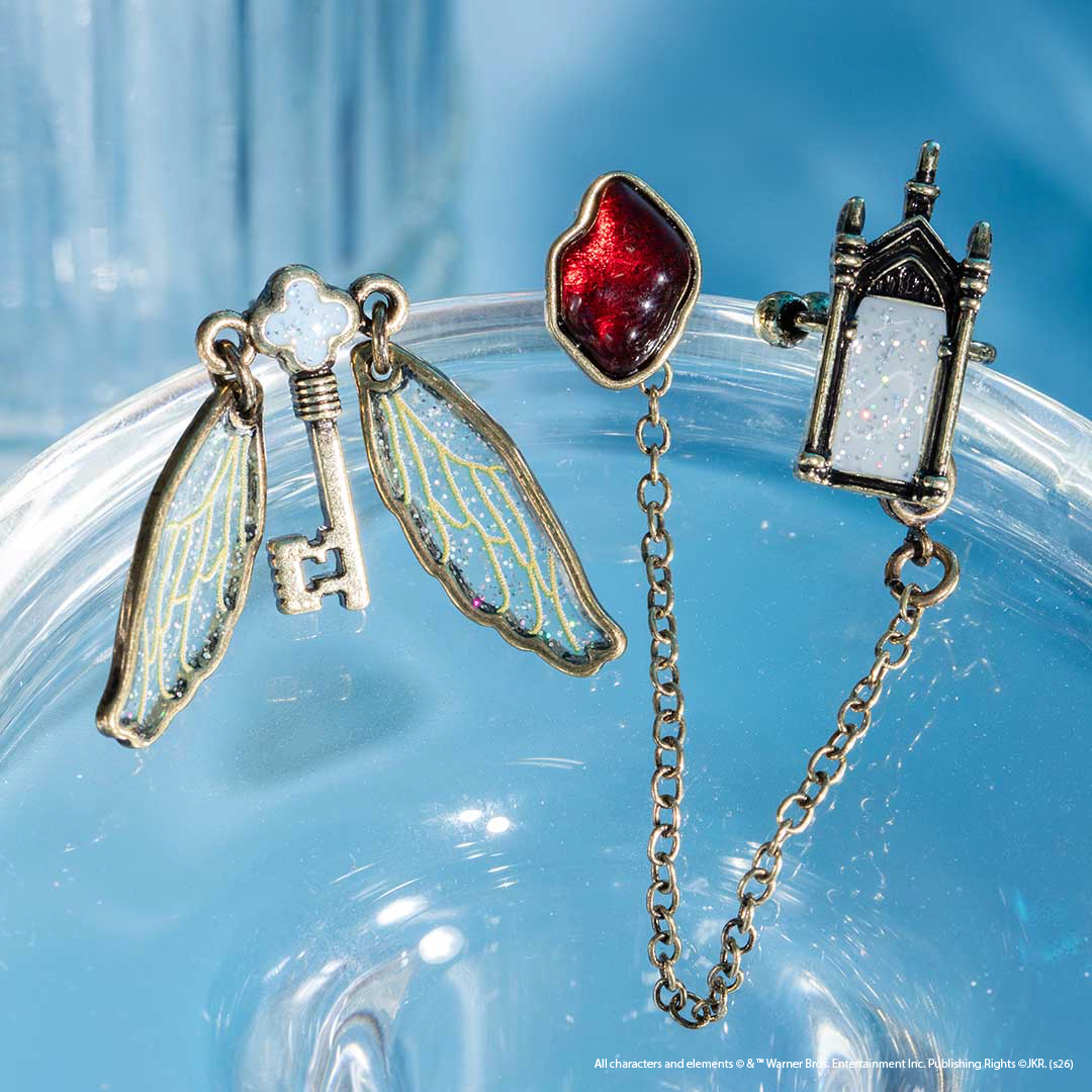 「Harry Potter - Mahou Dokoro」台灣1號店《哈利波特:神秘的魔法石》上映25週年新品「耳環耳骨夾組 神秘的魔法石款」
