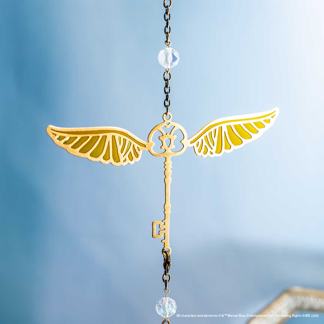 「Harry Potter - Mahou Dokoro」台灣1號店《哈利波特:神秘的魔法石》上映25週年新品「太陽捕手 飛行鑰匙款」吊飾