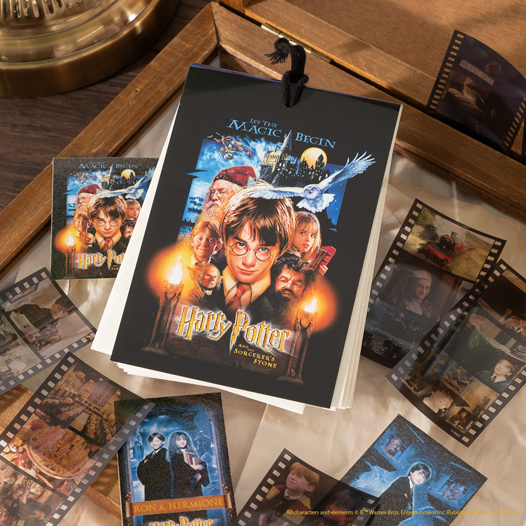 「Harry Potter - Mahou Dokoro」台灣1號店《哈利波特:神秘的魔法石》上映25週年新品「貼紙精選 哈利波特 神秘的魔法石」