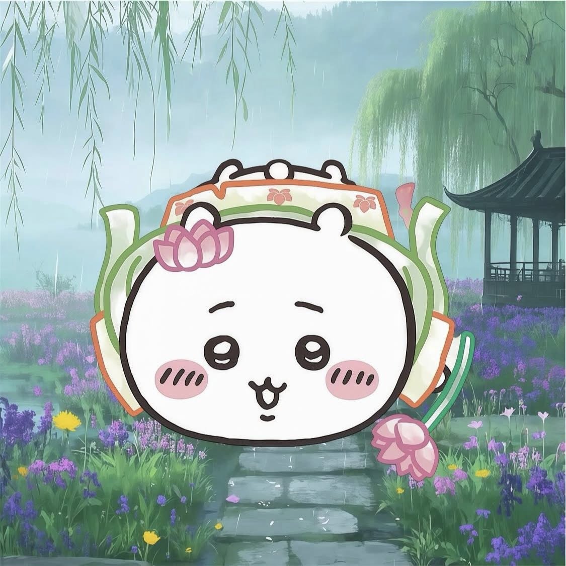 《Chiikawa吉伊卡哇》杭州限定主視覺 吉伊卡哇款