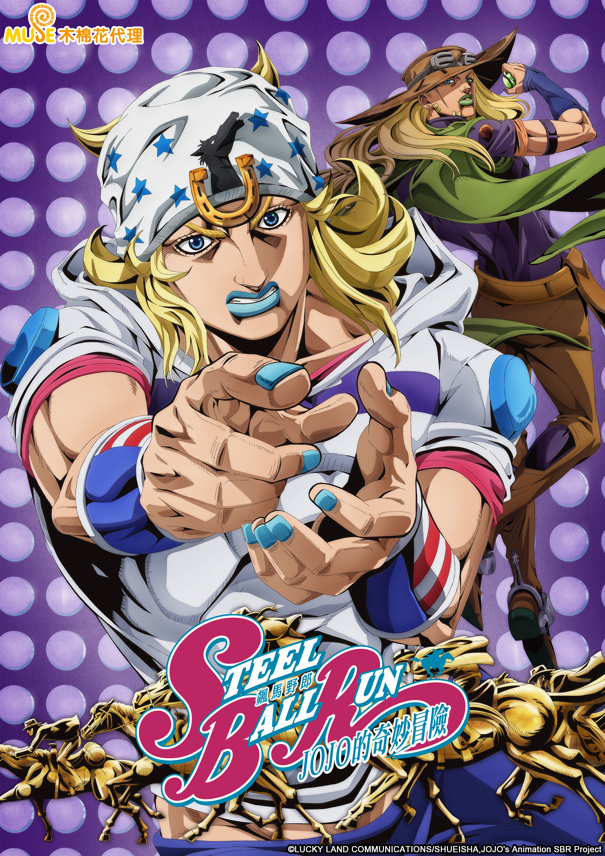 木棉花四月新番《JoJo的奇妙冒險 飆馬野郎》特別篇
