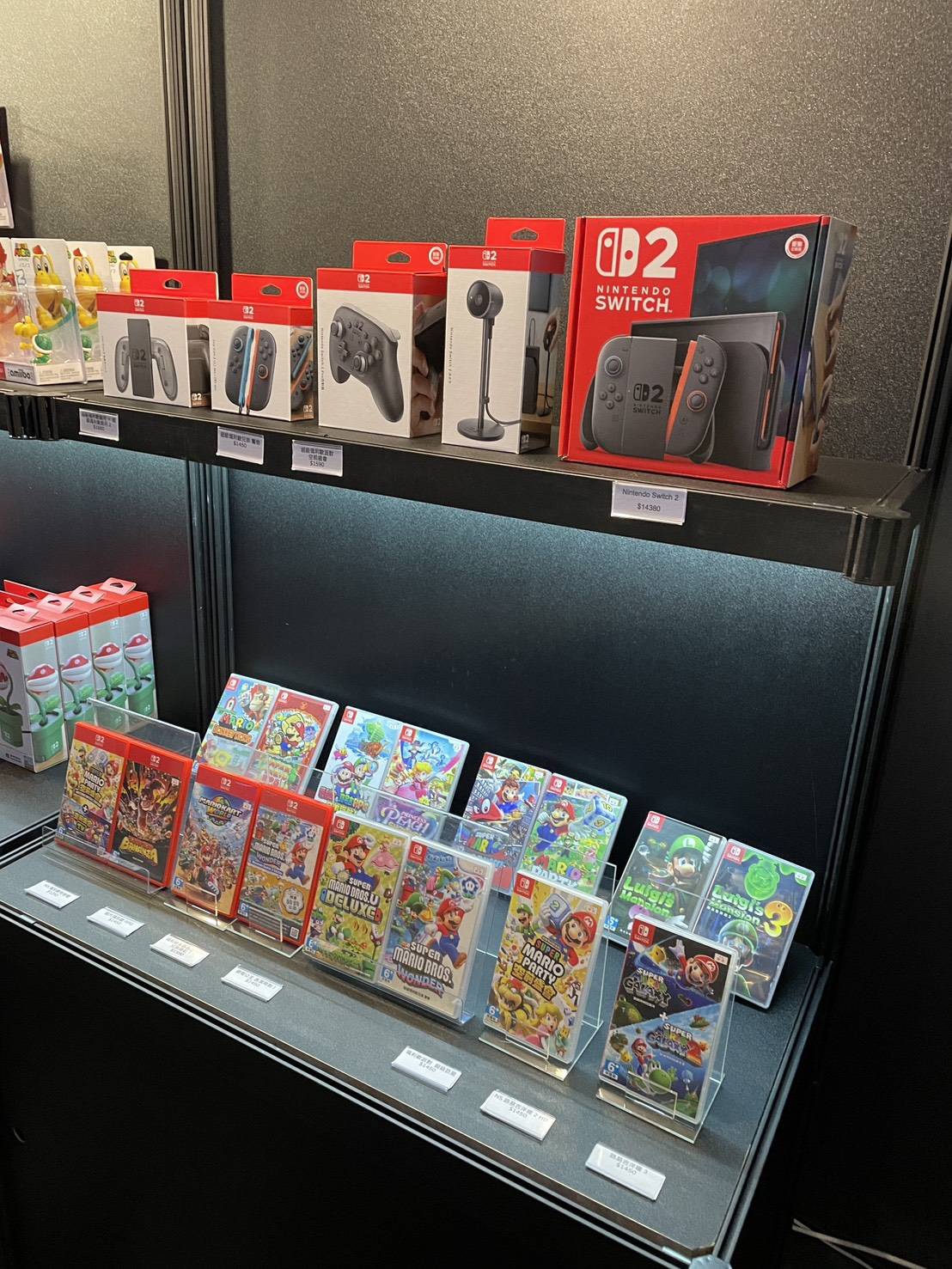 《超級瑪利歐銀河電影版》大巨蛋秀泰影城「銀河快閃店」Nintendo Switch 2 體驗區