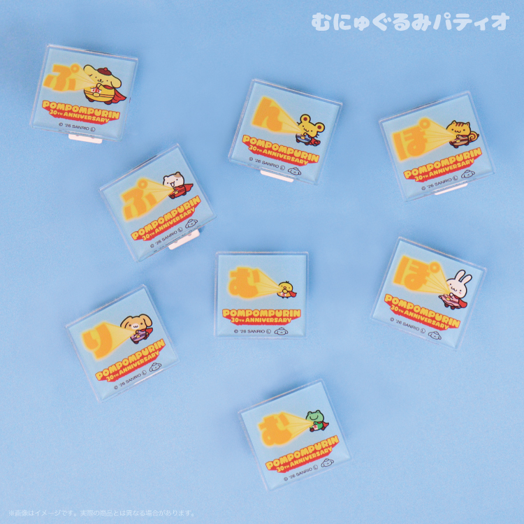 《Sanrio三麗鷗》布丁狗英雄系列 隨機系列角色旋轉壓克力夾