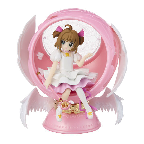 萬代GASHAPON《庫洛魔法使》CAPSULE SPHERE膠囊球轉蛋系列 小櫻B款公仔