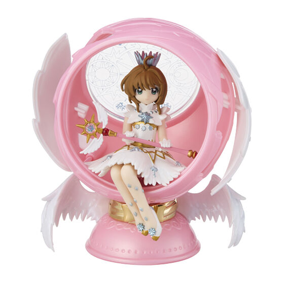 萬代GASHAPON《庫洛魔法使》CAPSULE SPHERE膠囊球轉蛋系列 小櫻C款公仔