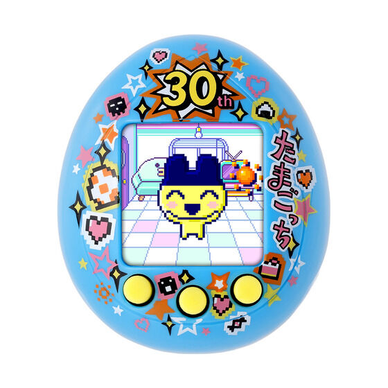 塔麻可吉《Tamagotchi nano colorful》系列「麻每吉回憶錄」電子雞 30th藍色