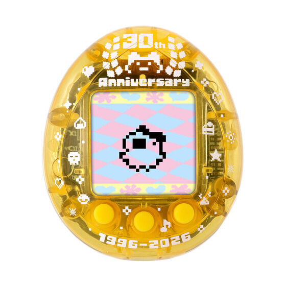 塔麻可吉《Tamagotchi nano colorful》系列「麻每吉回憶錄」電子雞 30th黃色