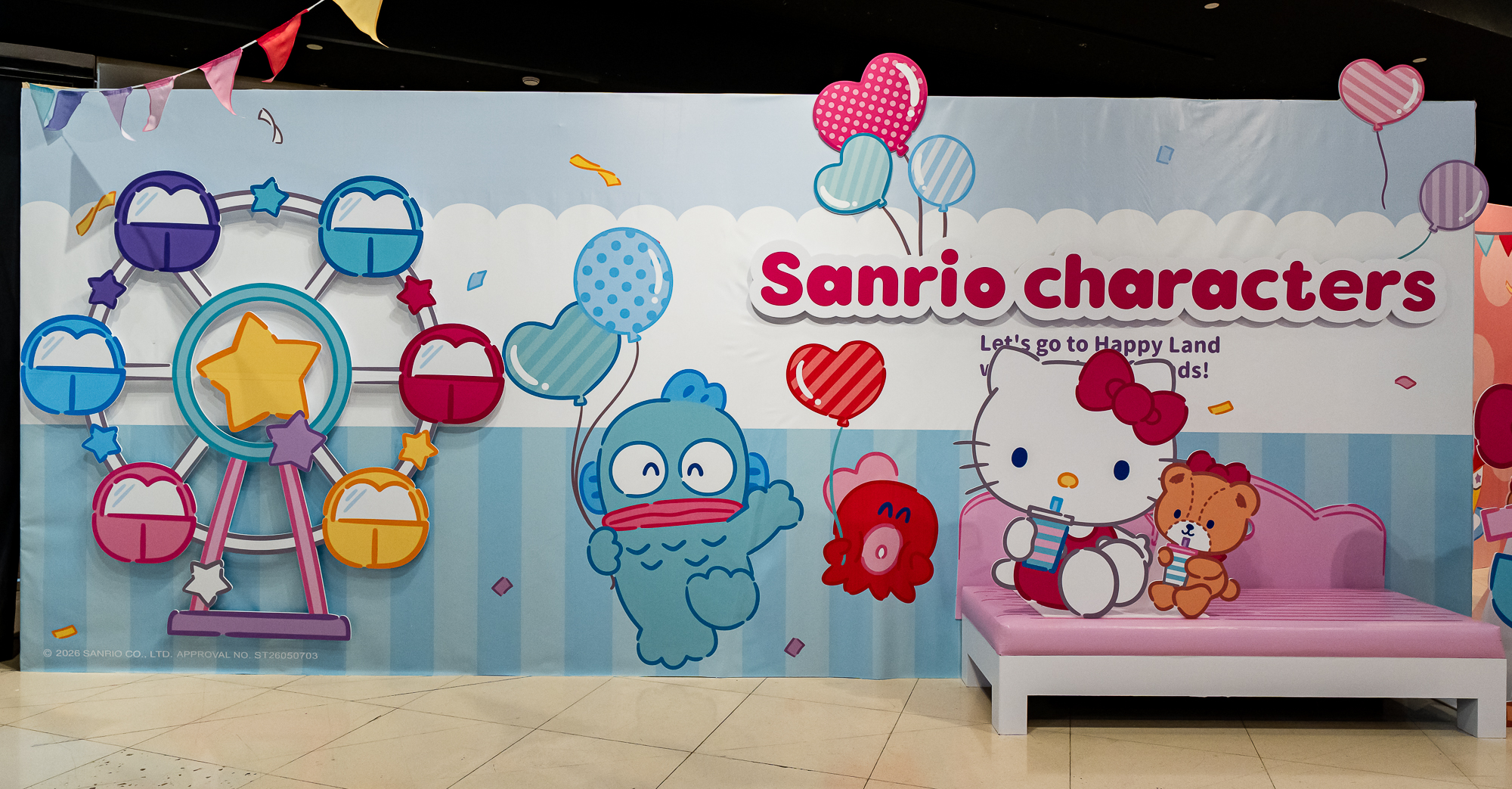 《三麗鷗繽紛遊樂園主題限定店》樂園五大打卡點「人魚漢頓、Hello Kitty 歡度遊樂園時光」