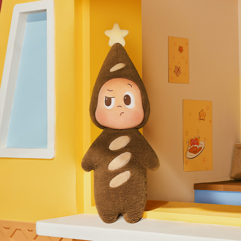 《POP MART泡泡瑪特》星星人巨大化登場！100cm絨毛法棍抱枕療癒上市