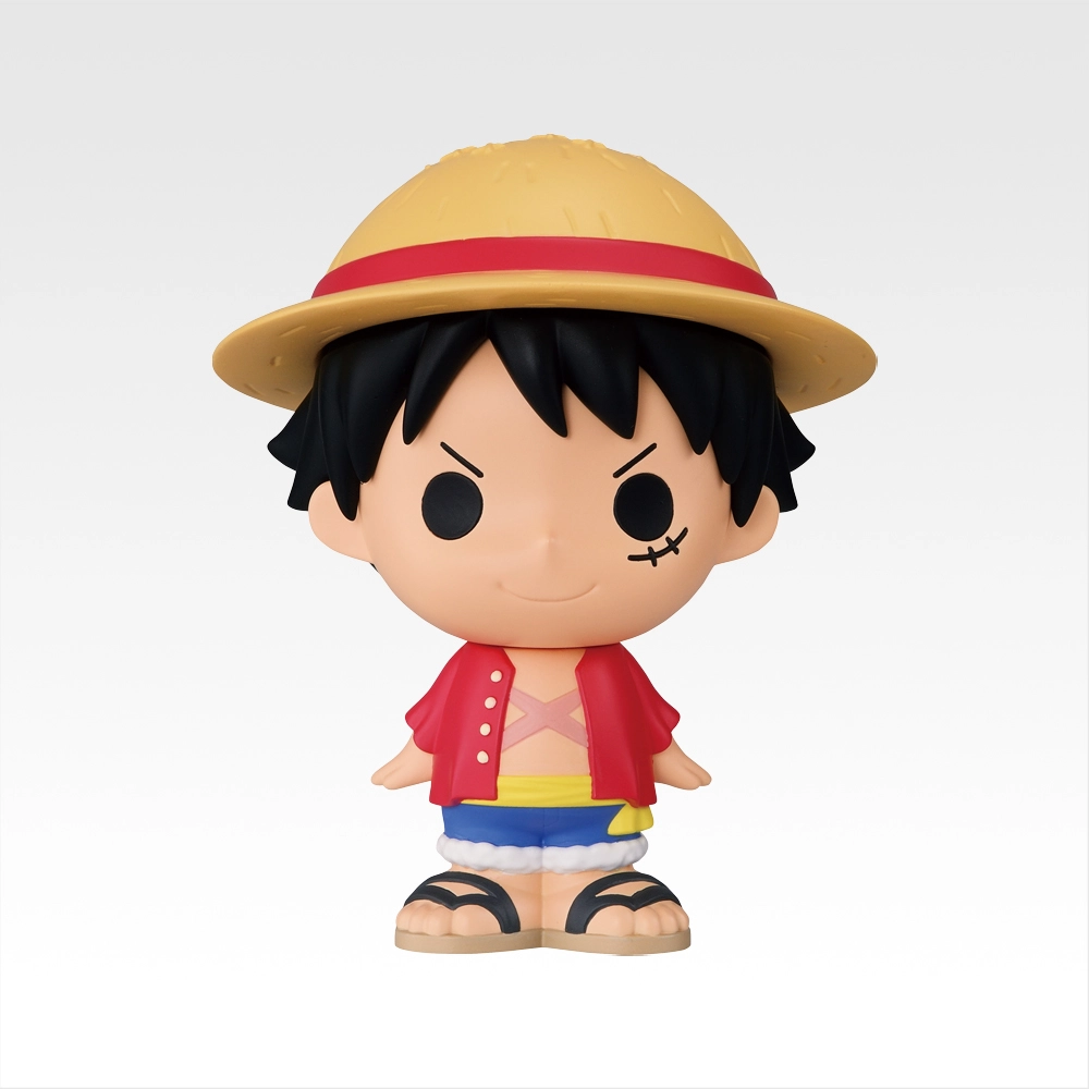 一番賞《ONE PIECE航海王》魯夫冒險的記憶與未來航路 F賞:「SOFVICちゅ」Q版軟膠魯夫豆豆公仔