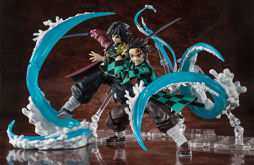 竈門炭治郎＆冨岡義勇 水之呼吸特效配件SET